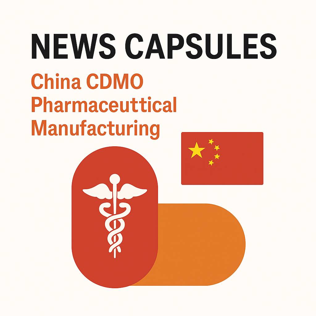 NEWS CAPSULES China CDMO Pharmaceutical Manufacturing