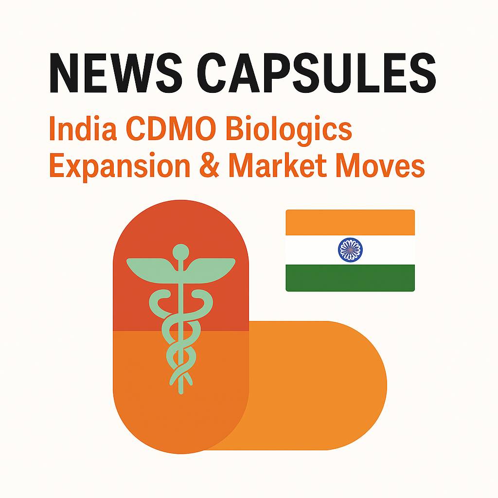 NEWS CAPSULES: India CDMO Biologics Market News