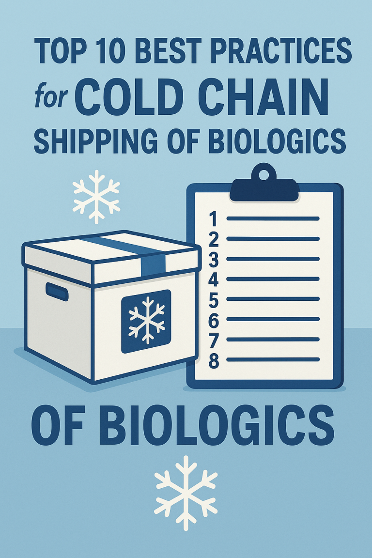 10 Best Practices for Cold Chain Shipping of Biologics
