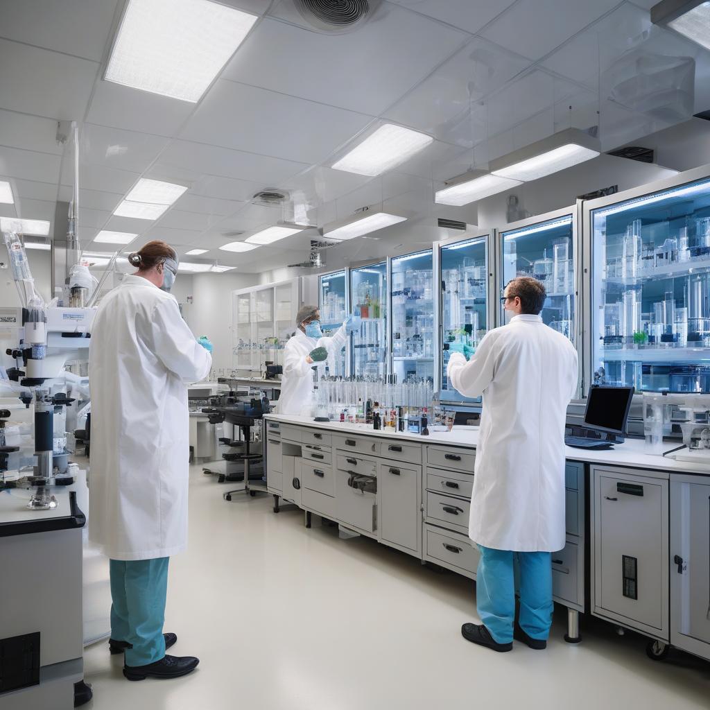 CDMO laboratory collaboration on biologics manufacturing