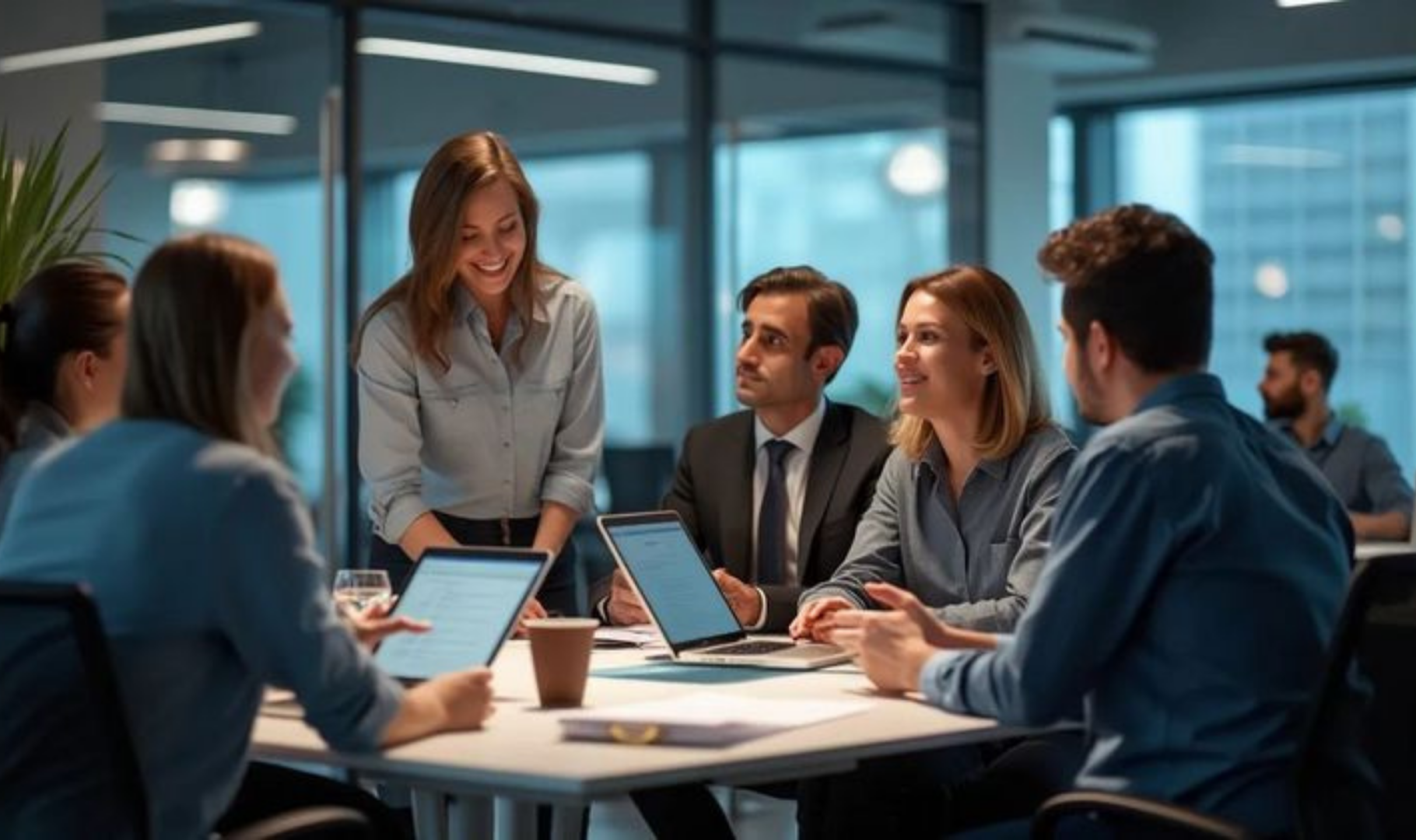 CDMO quality agreements explained through a professional QA team meeting reviewing documents and compliance requirements.